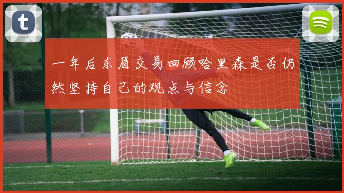 一年后东眉交易回顾哈里森是否仍然坚持自己的观点与信念